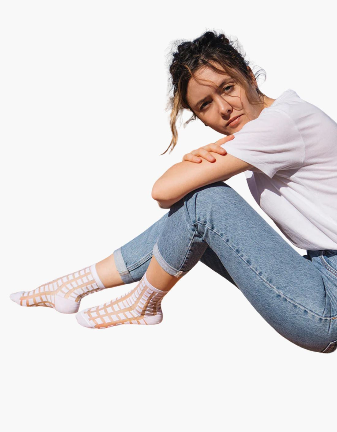 Calcetines "Ginza White"