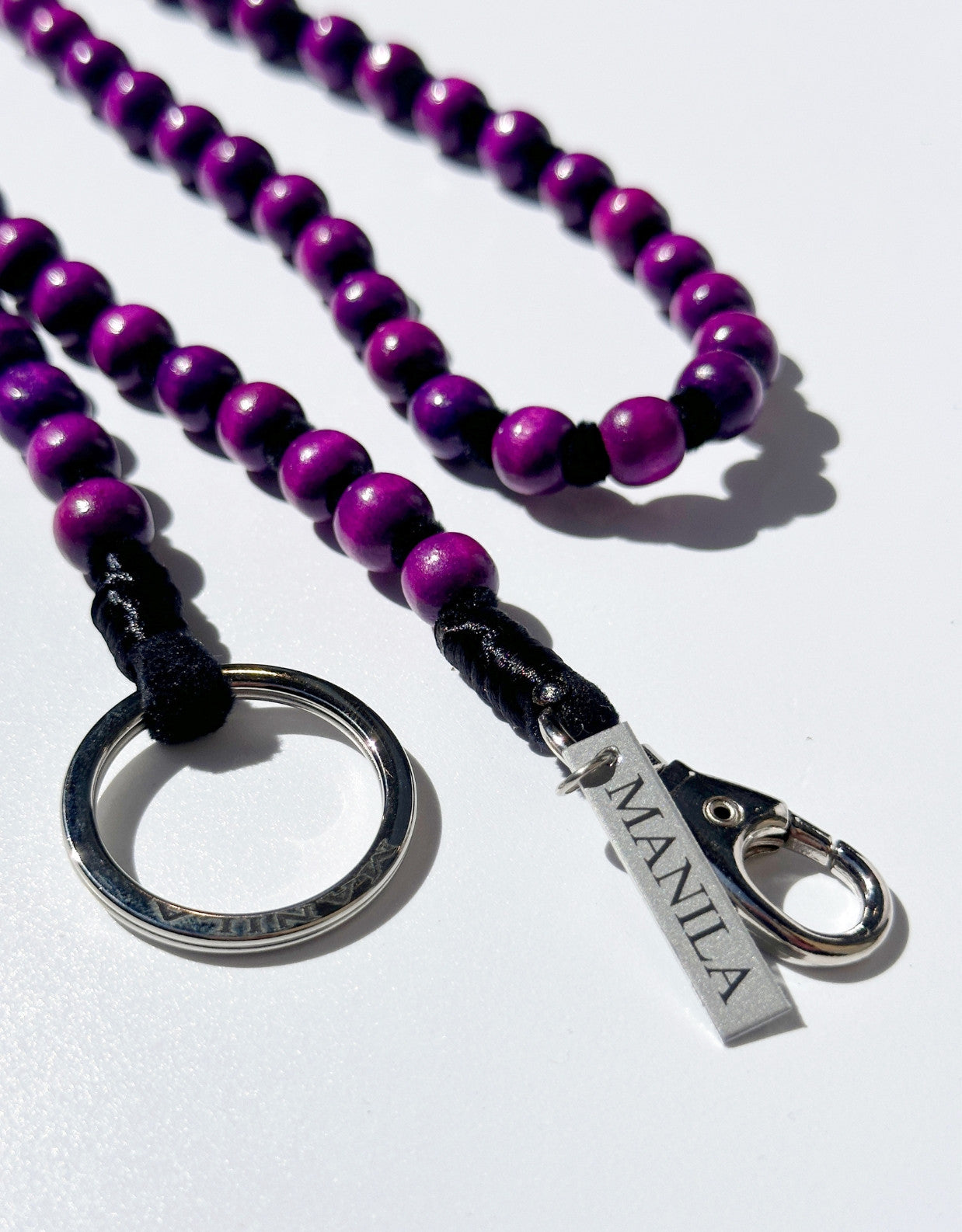 Lanière pour smartphone « Charito » à perles - 125 cm