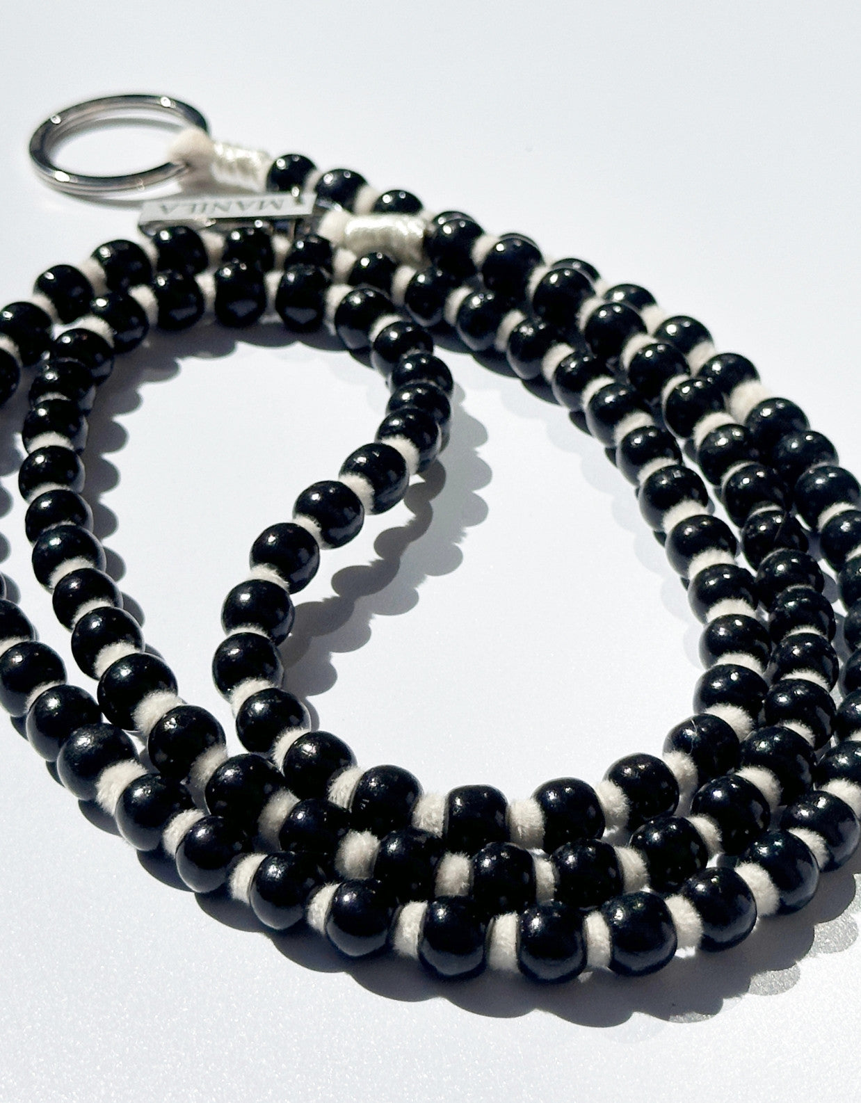 Lanière pour smartphone « Charito » à perles - 125 cm