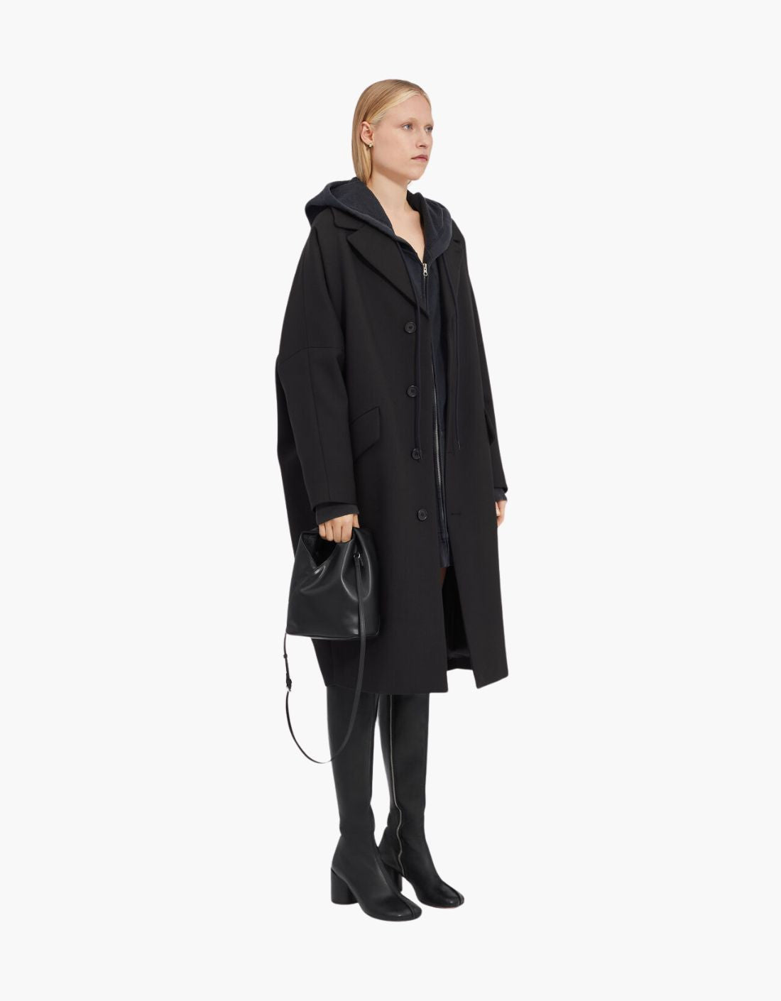 Abrigo de paño con lana - MM6