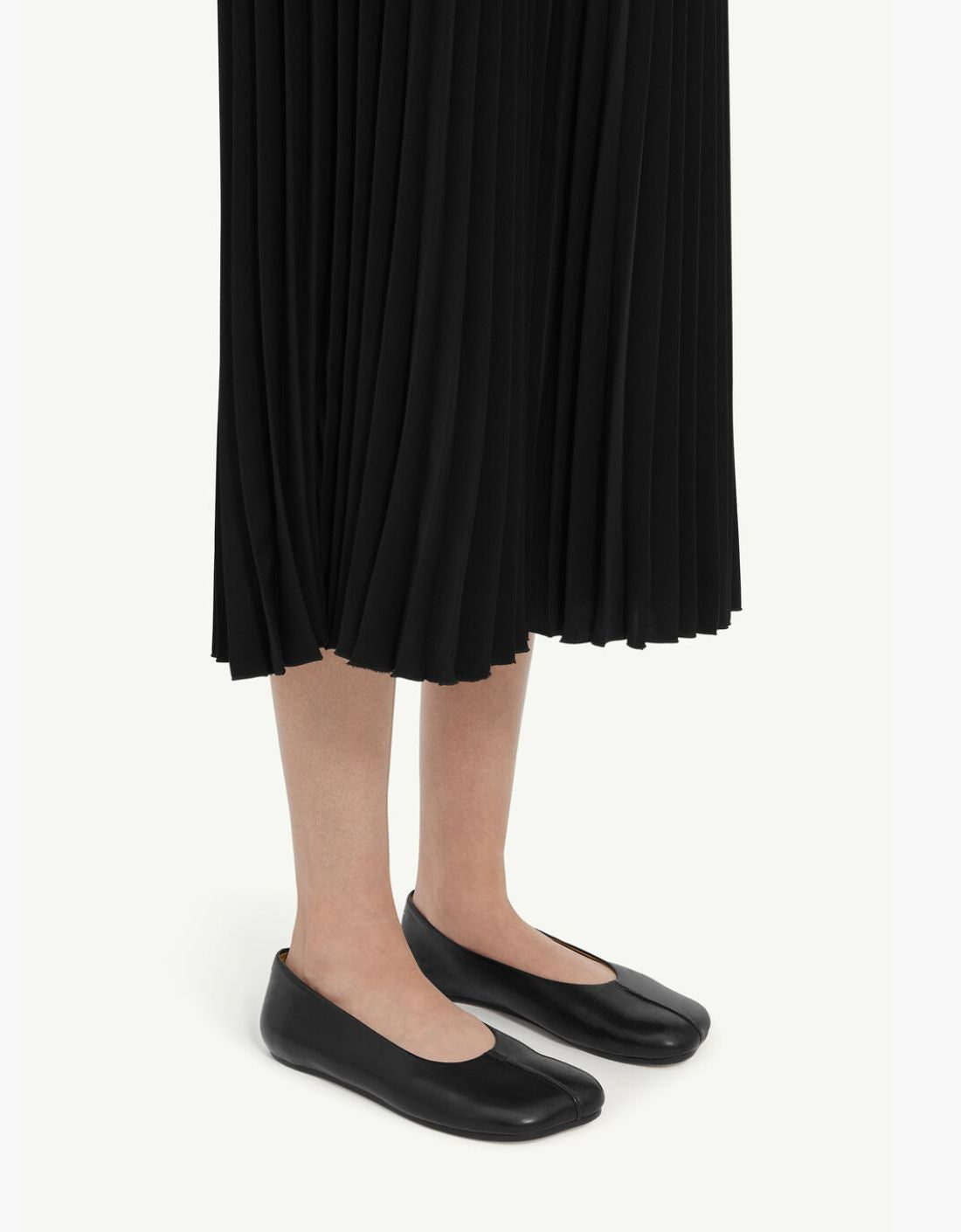 Bailarinas de piel stitch-out - MM6