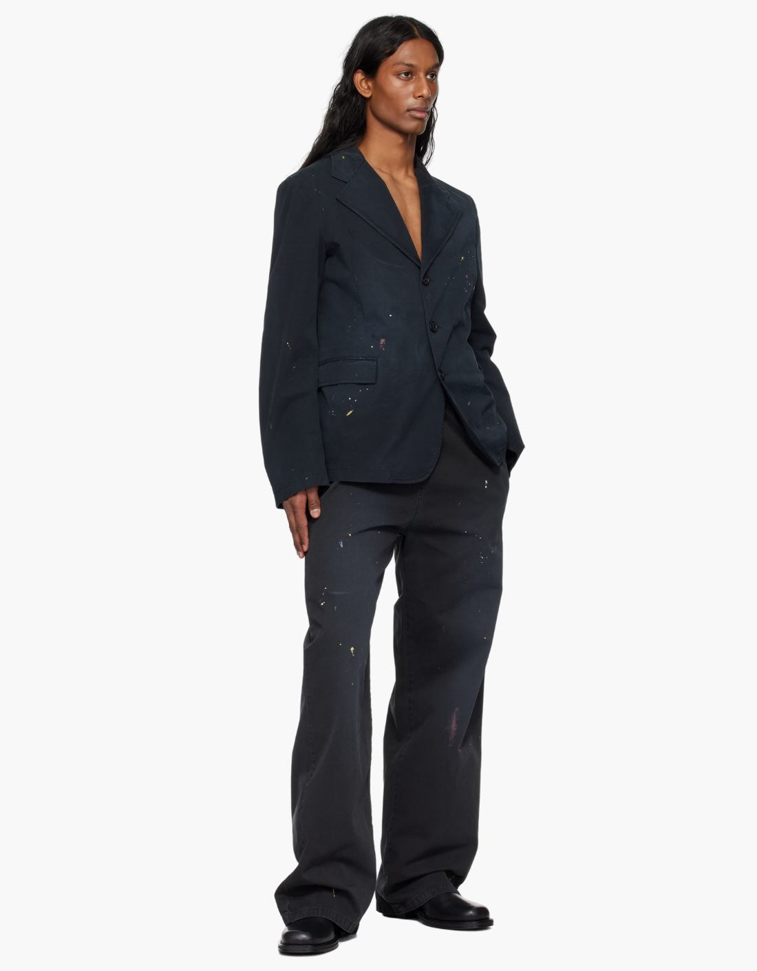 Pantalon « Peinture éclaboussée » MM6