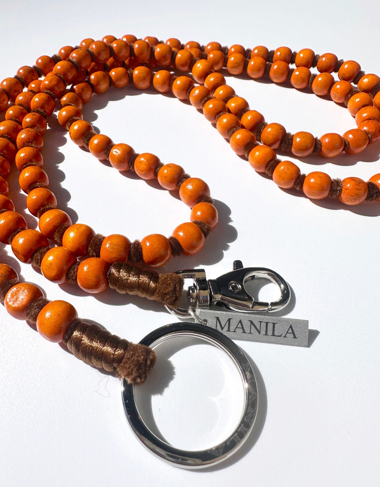 Lanière pour smartphone « Charito » à perles - 125 cm