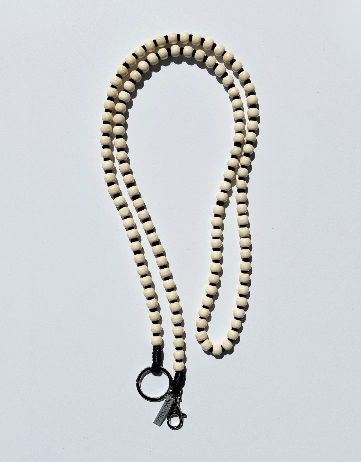 Lanière pour smartphone « Charito » à perles - 125 cm