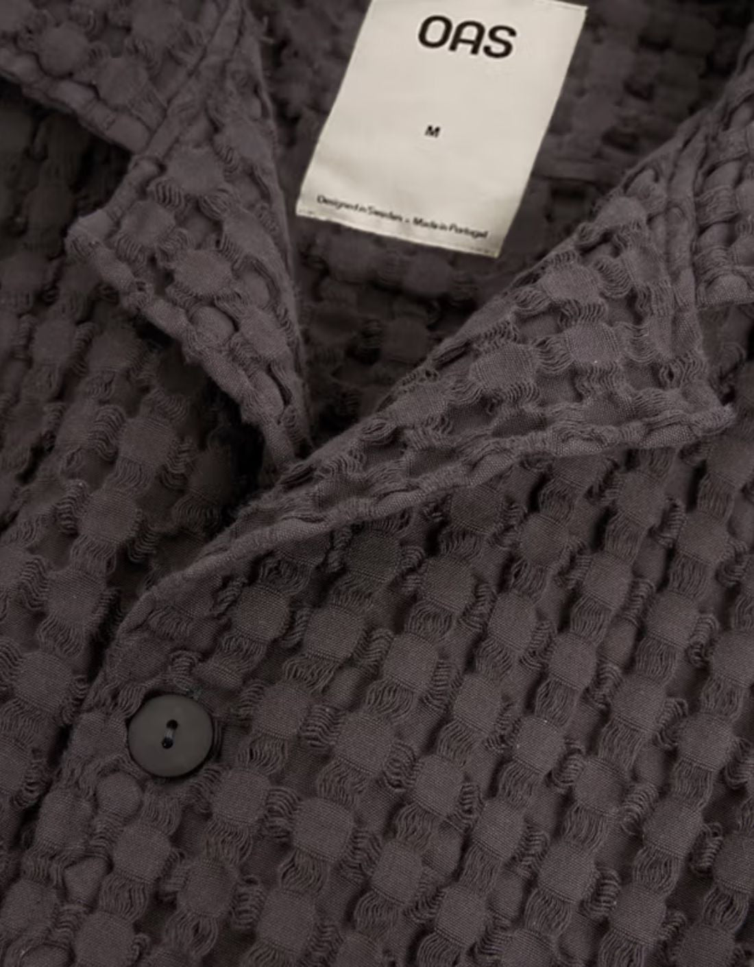 Camisa "Waffle" - Gris