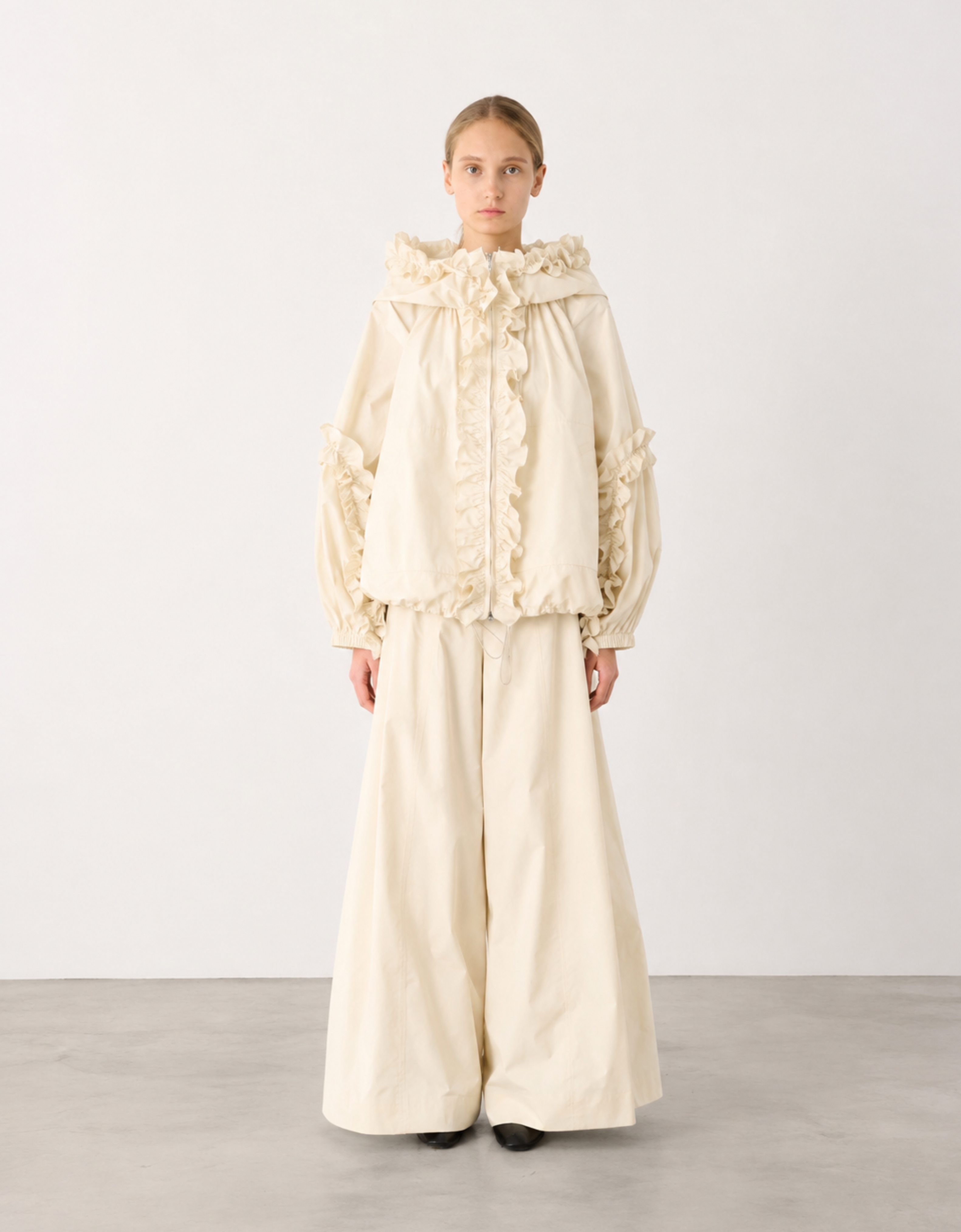 Chaqueta con volantes "Papyrus"