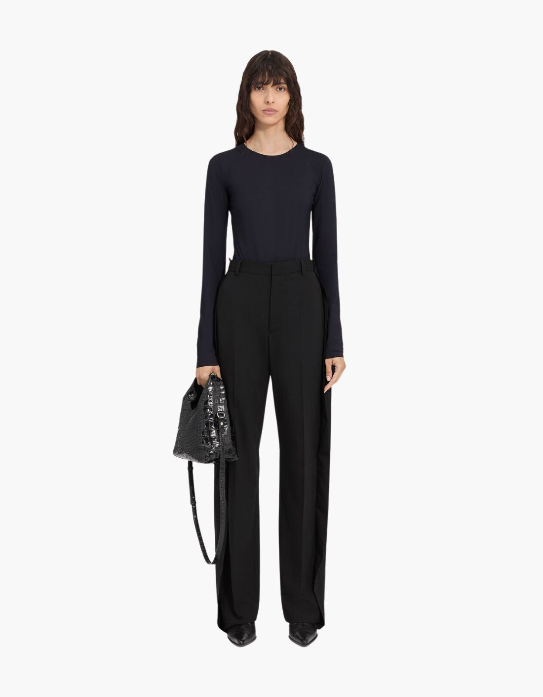 Pantalon en laine sur mesure - MM6