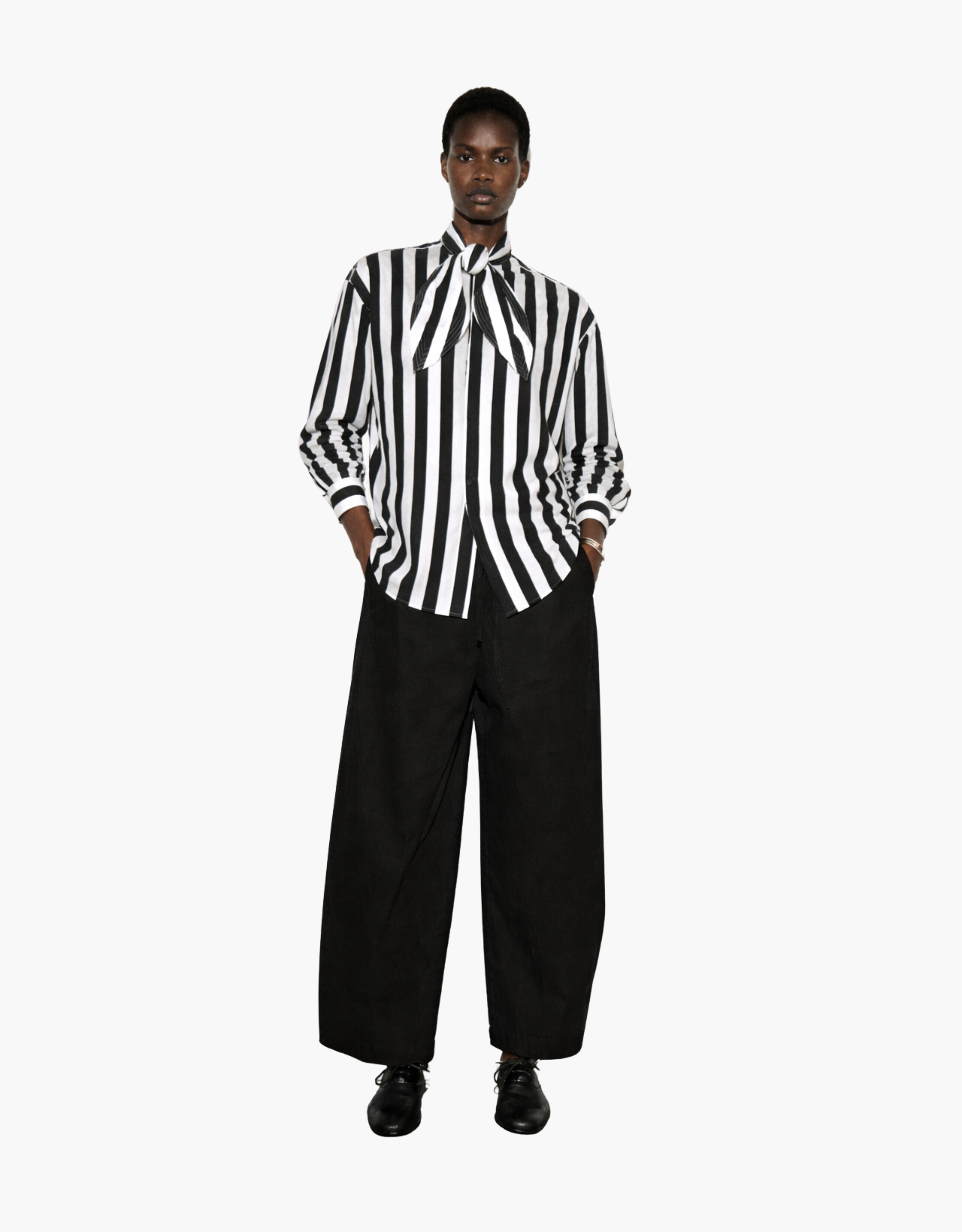 Camisa a rayas "Bow Stripes"