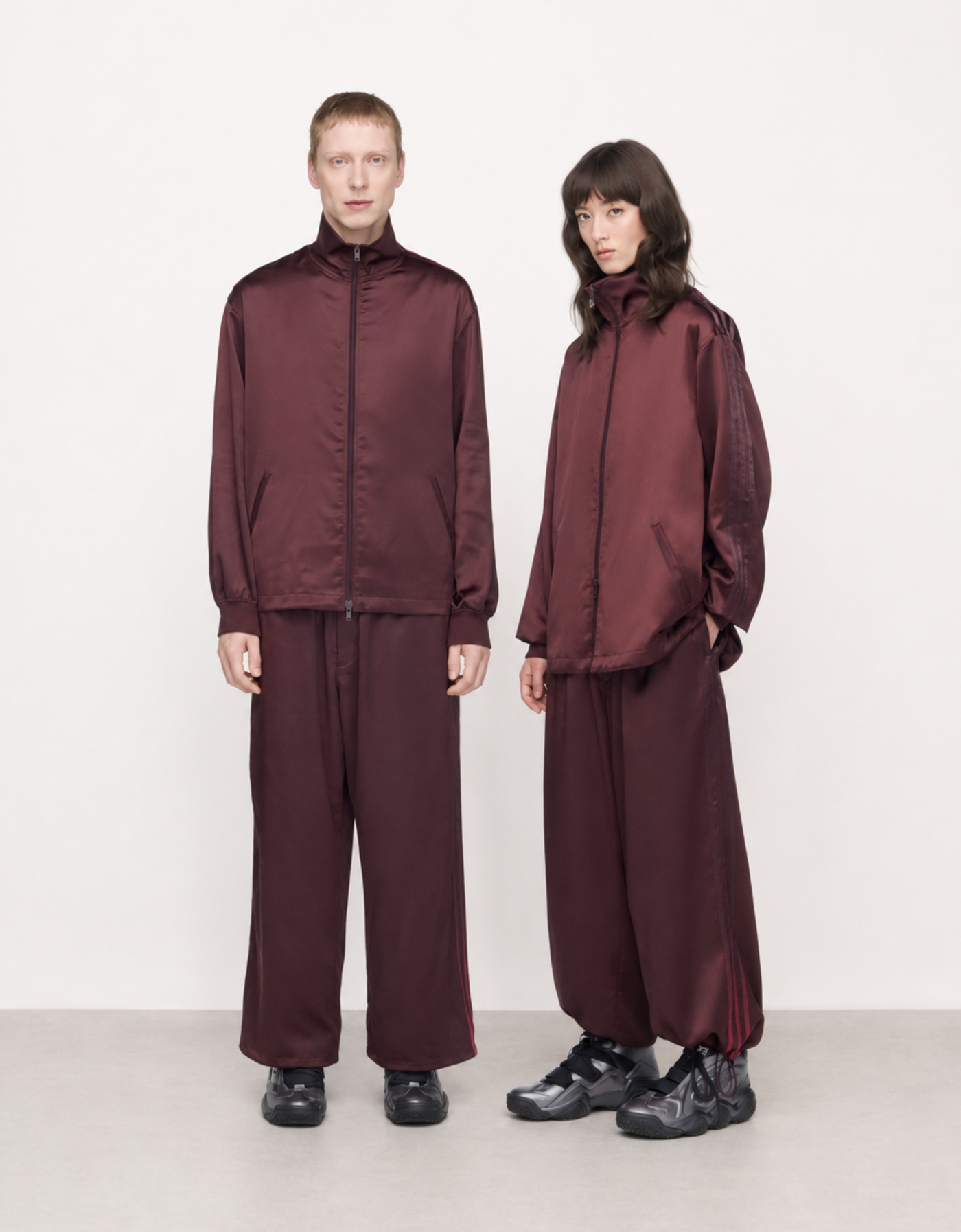 Pantalón holgado "Satin gradient 3 stripes" - Y-3