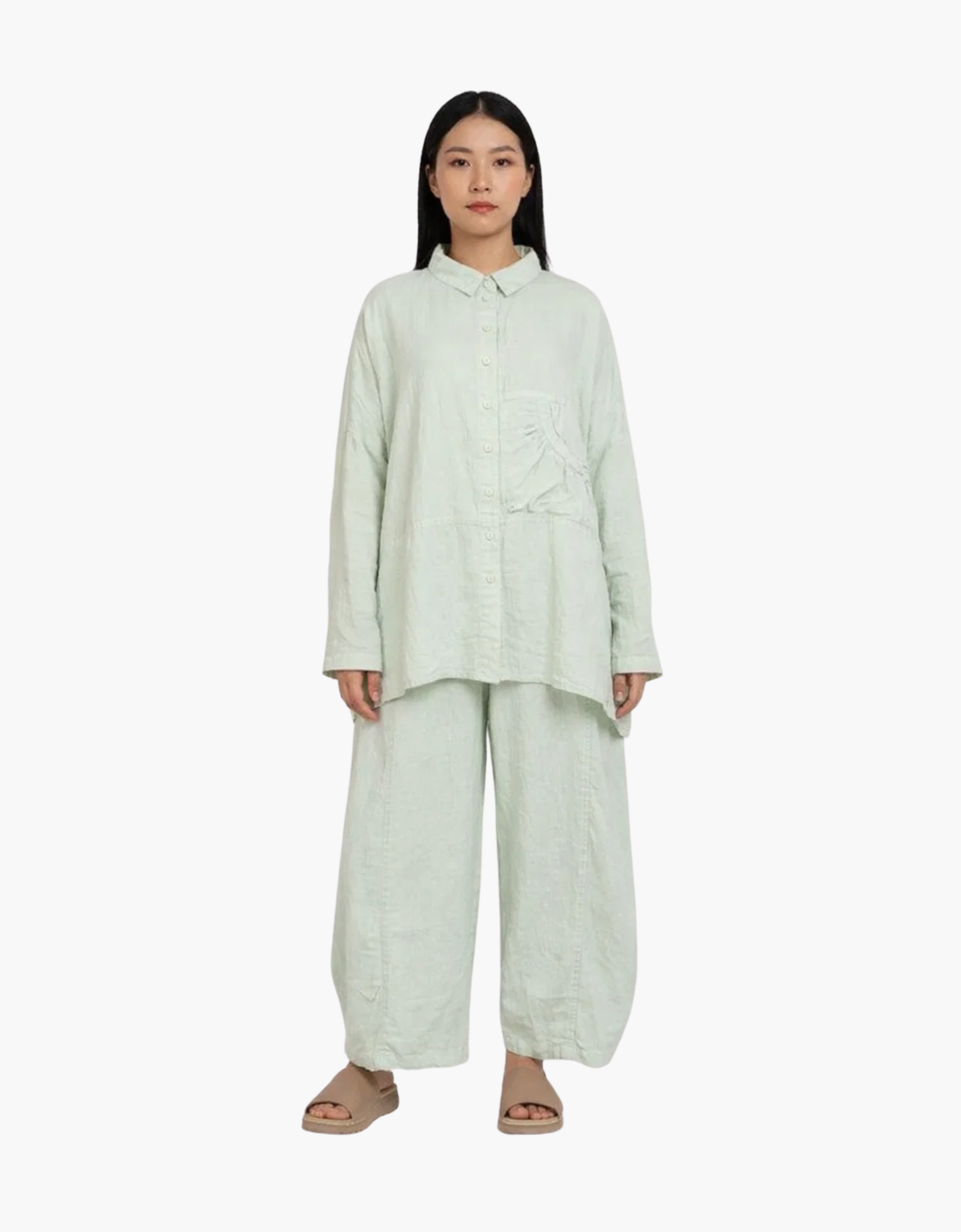 Blusa oversize lino
