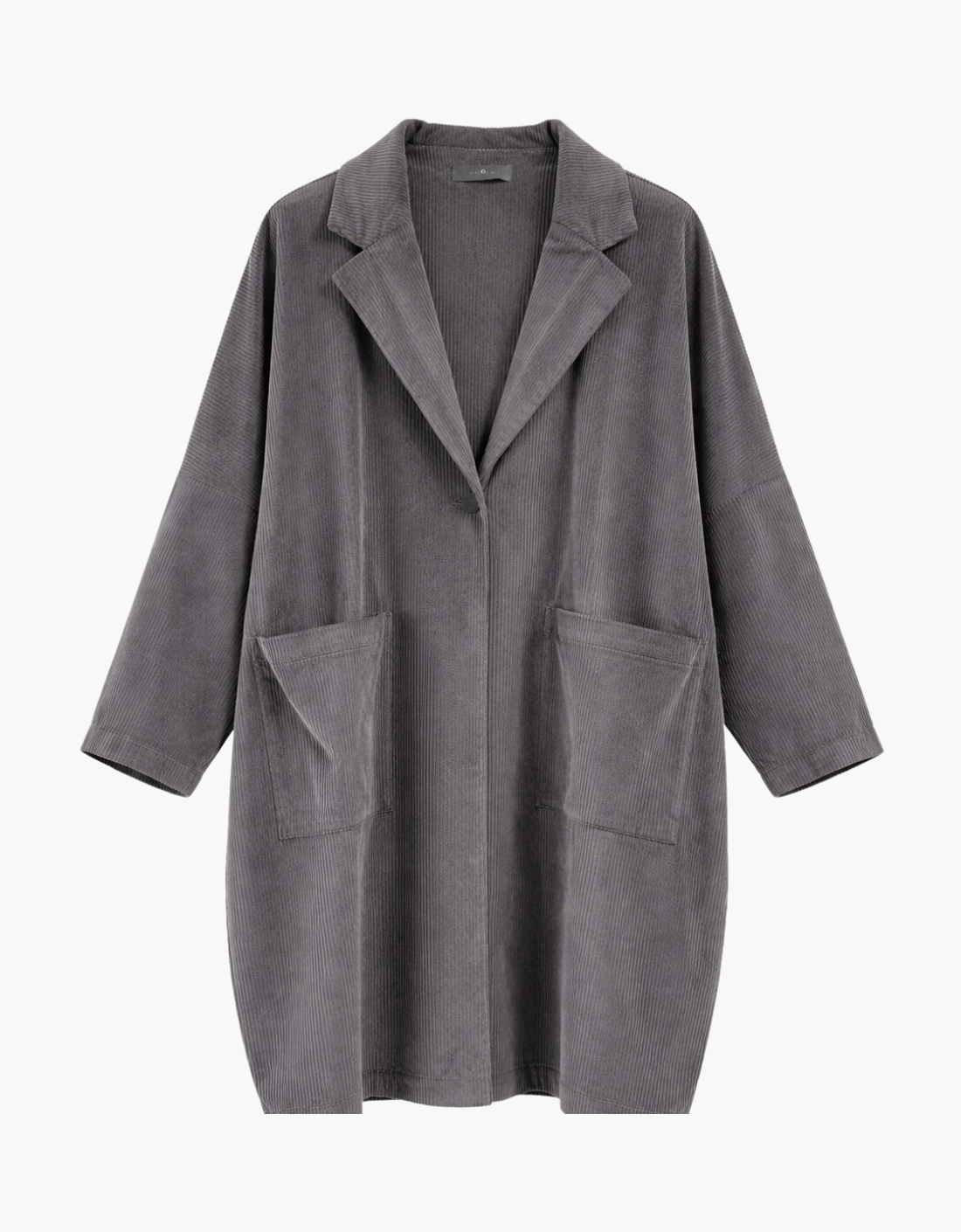 Chaqueta oversize pana "Ribbed Inox" - C101RB