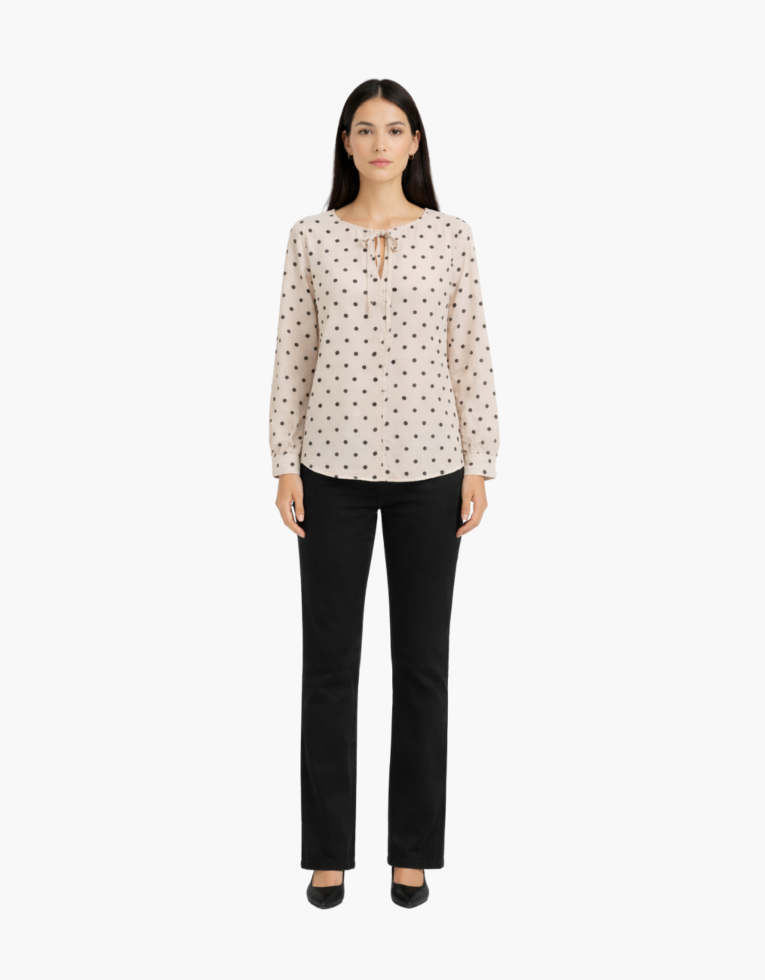 Blusa manga larga