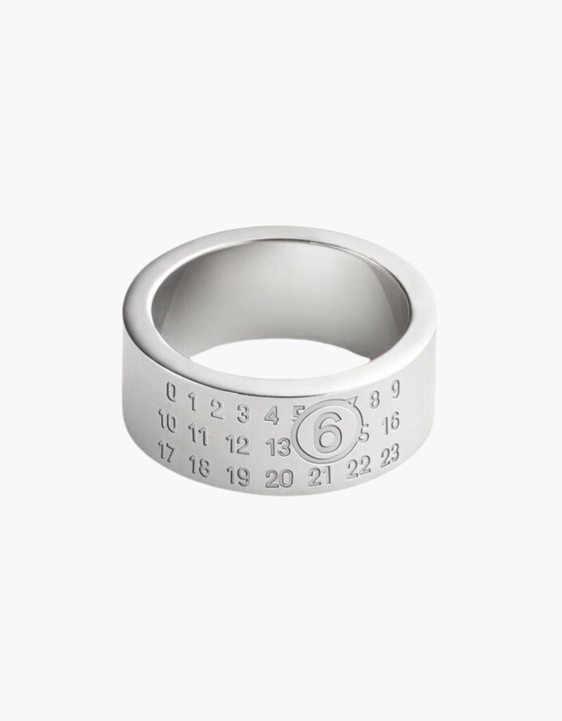 Anillo minimal "Full Numeric Signature" - MM6 – vista principal