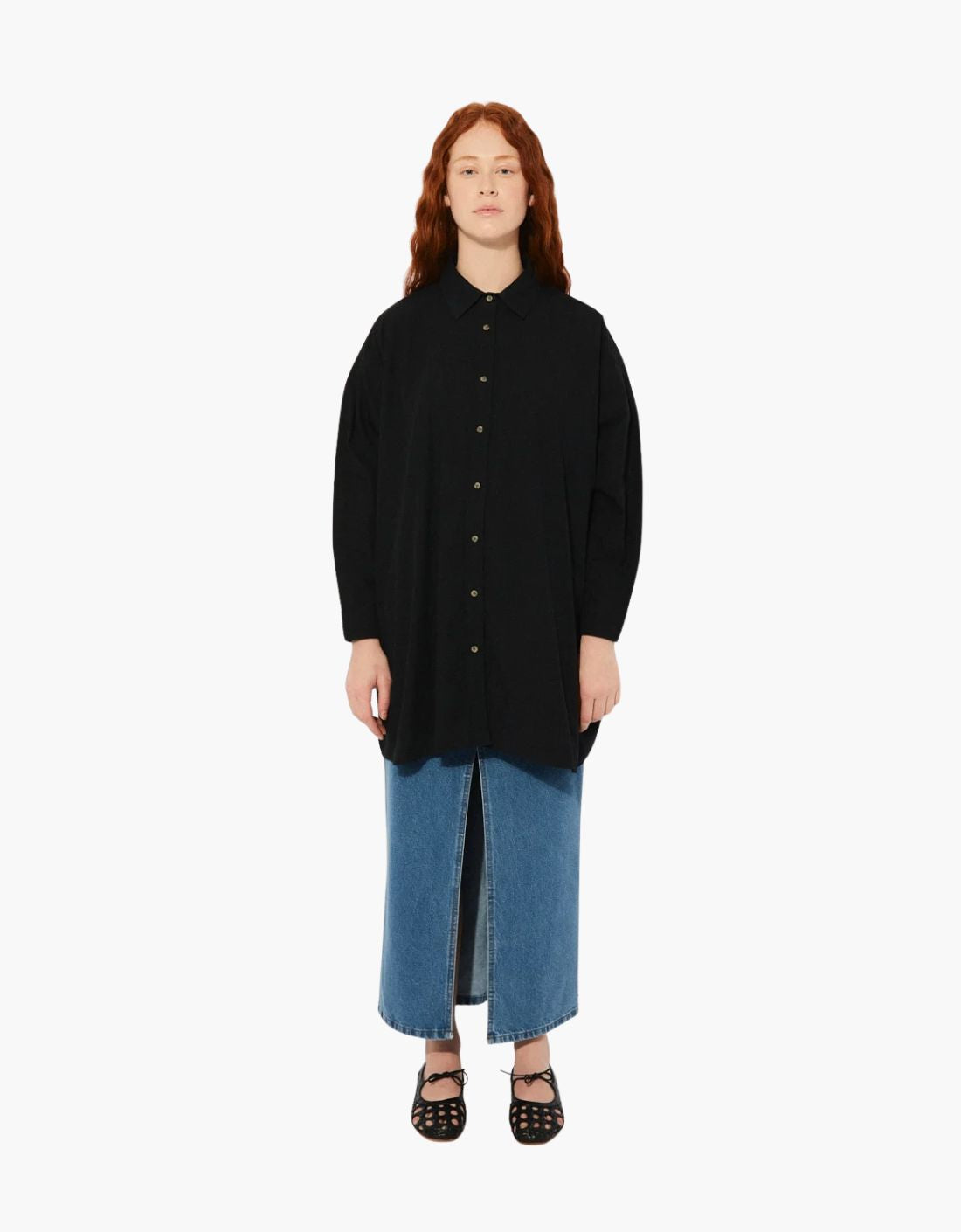 Camisa oversize popelina "Morris"