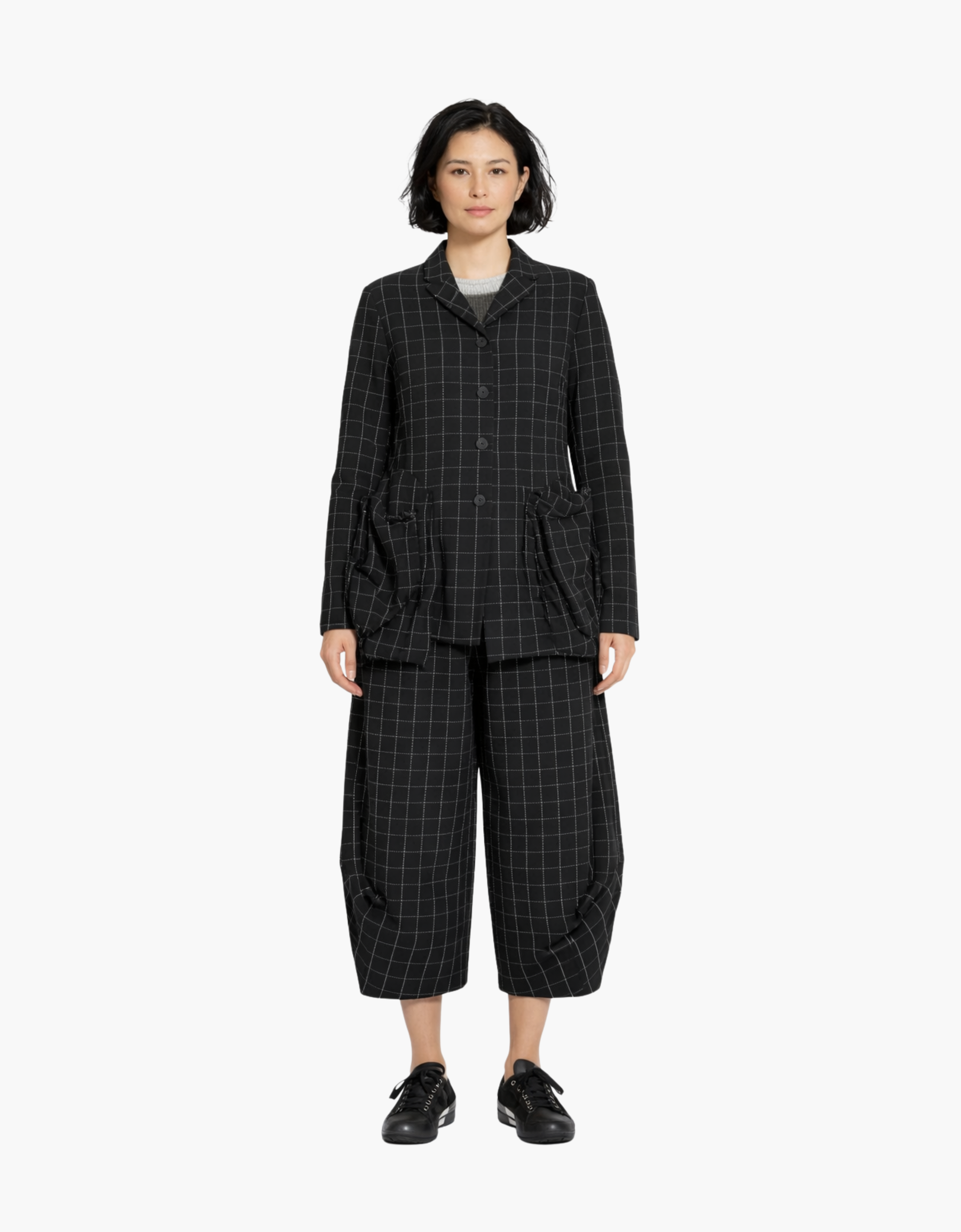 Chaqueta con bolsillos "Check"