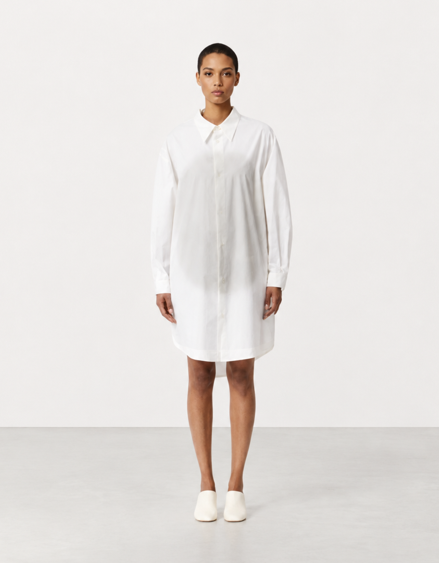 Vestido camisero con degradado - MM6