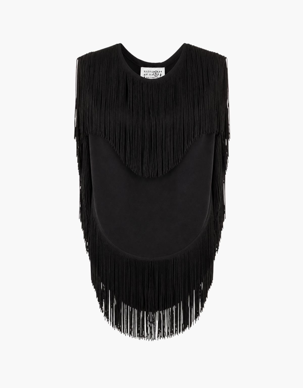 Blusa flecos redonda MM6 – vista principal