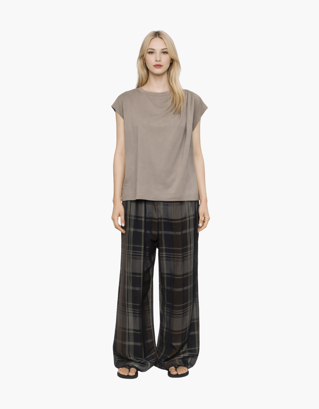 Camiseta fruncido izquierdo