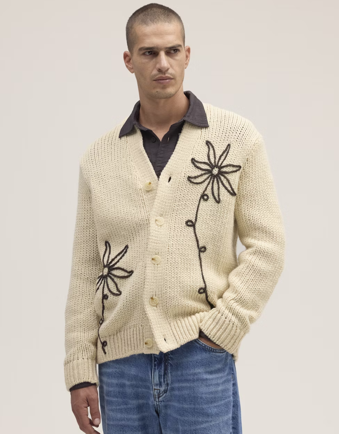 Cardigan "Mika Flower" – vista 4