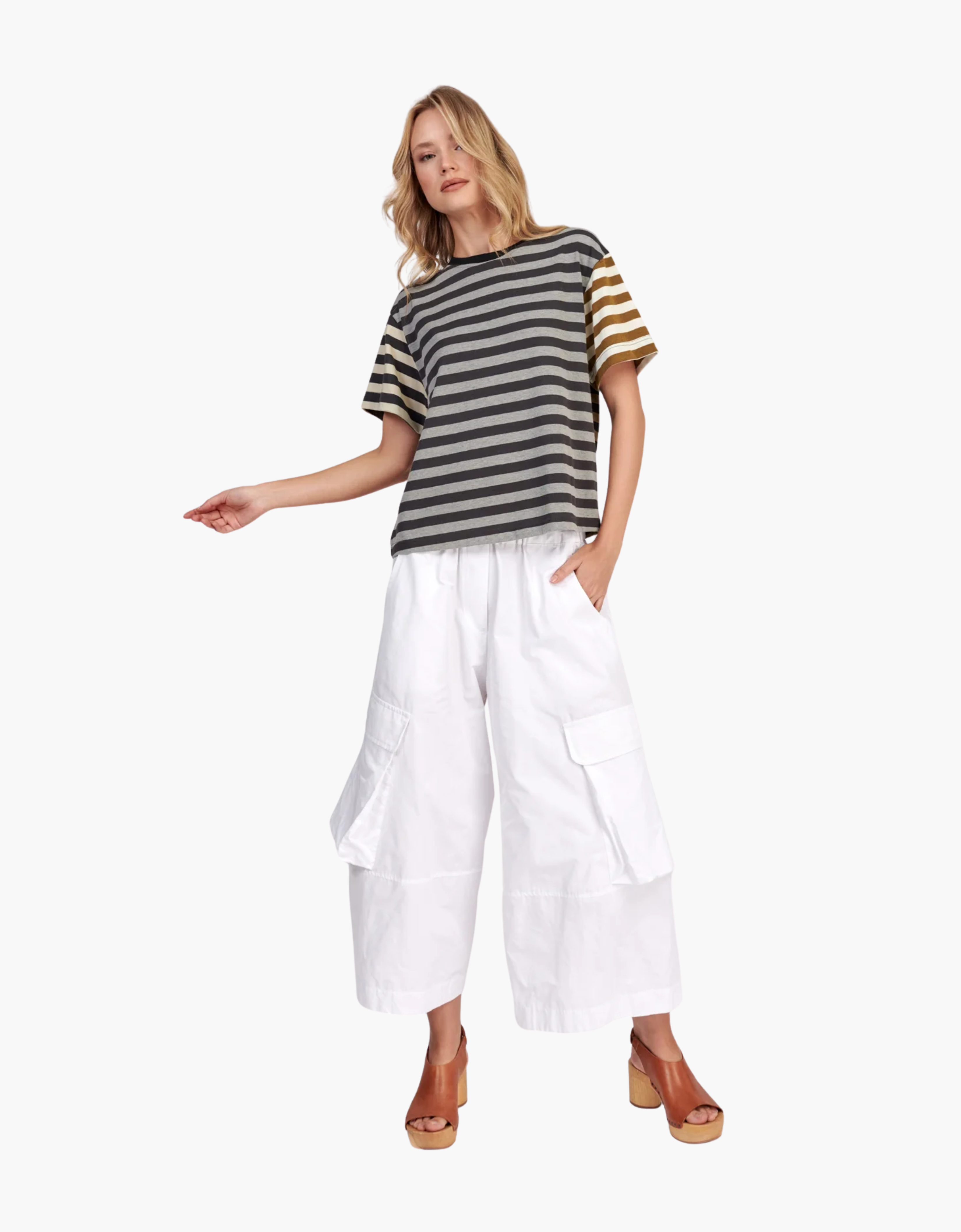 Pantalon cargo amplio "Swish"