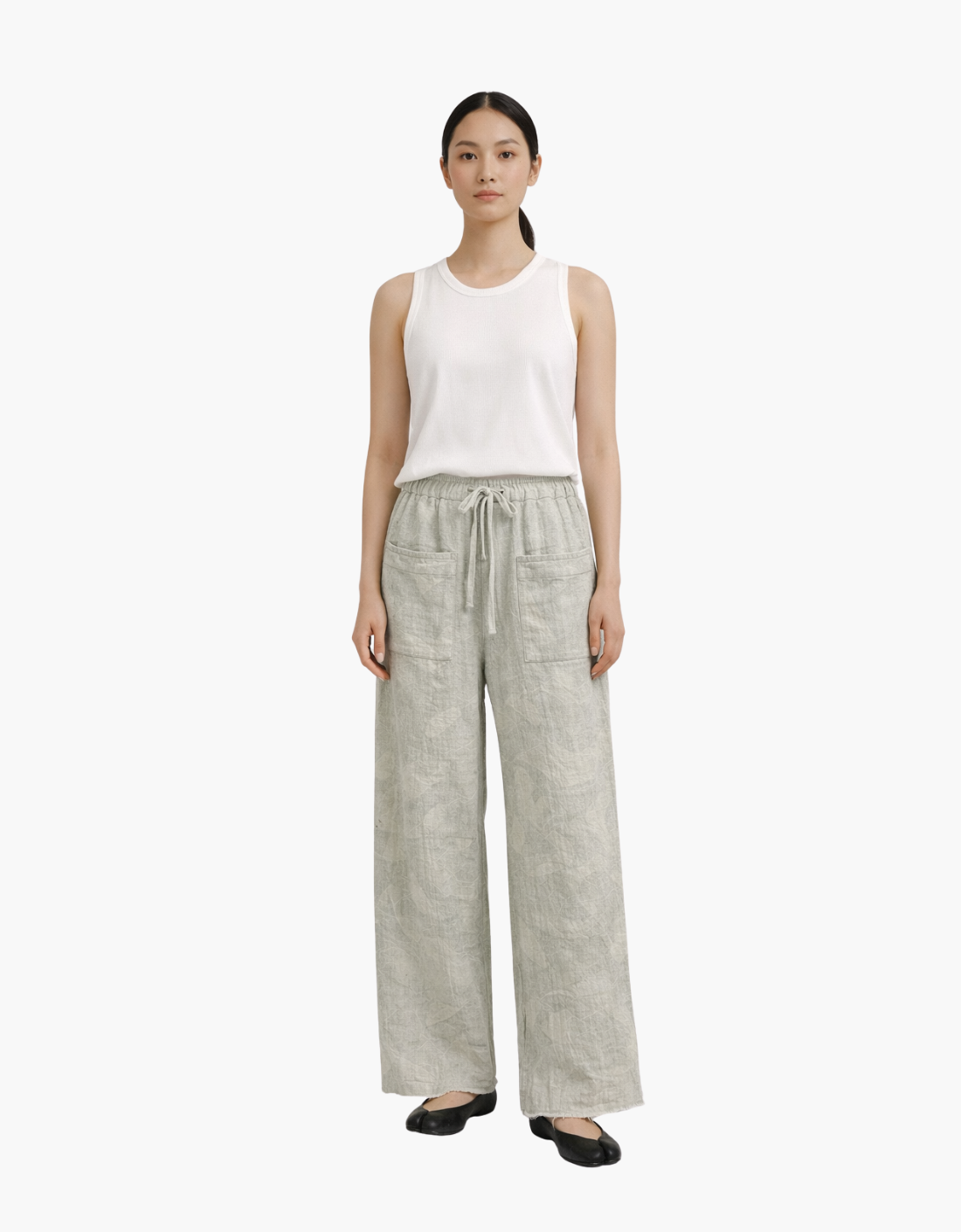 Pantalón texturizado crudo "Strutturato"