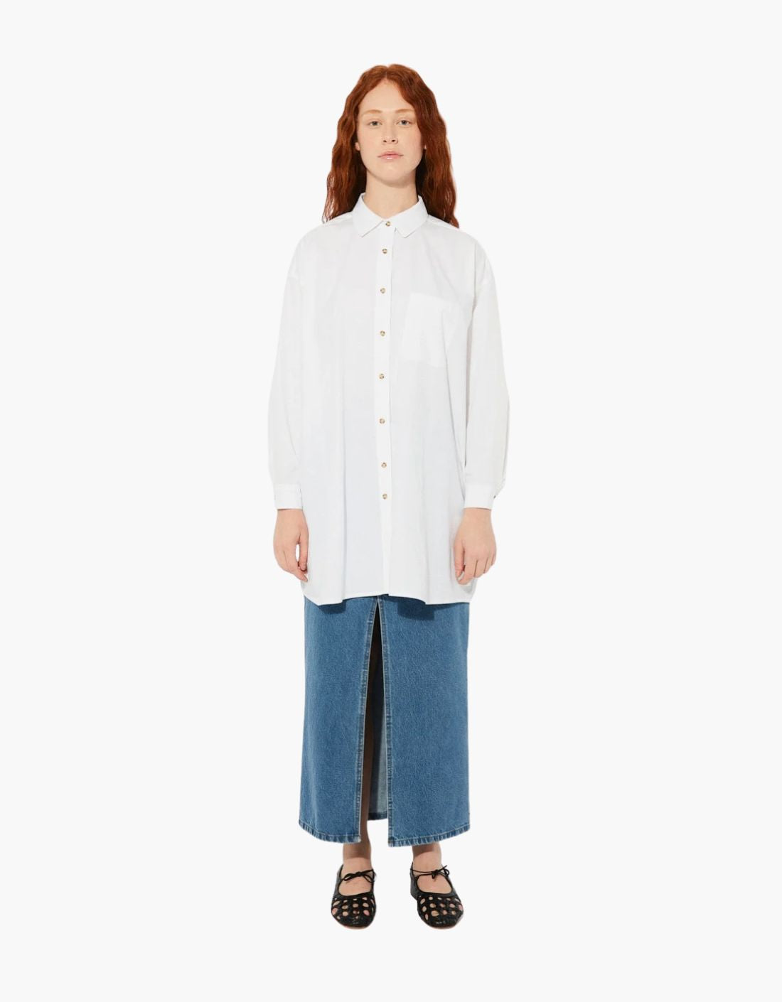 Camisa oversize popelina "Morris"