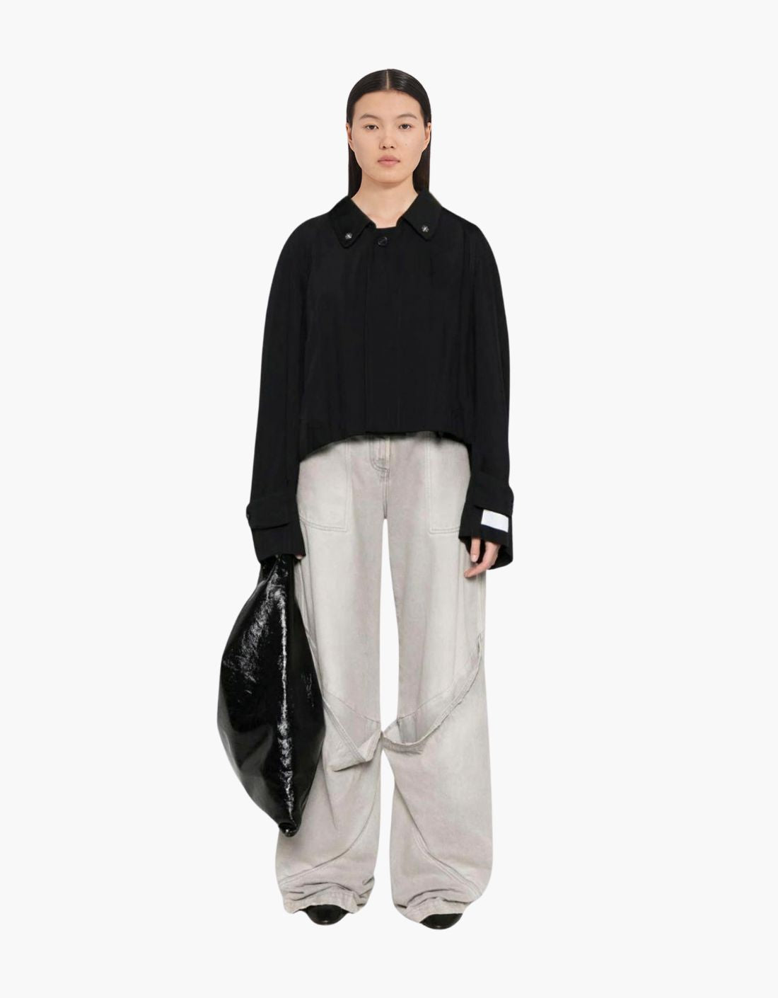 Gabardina de sarga corta - MM6