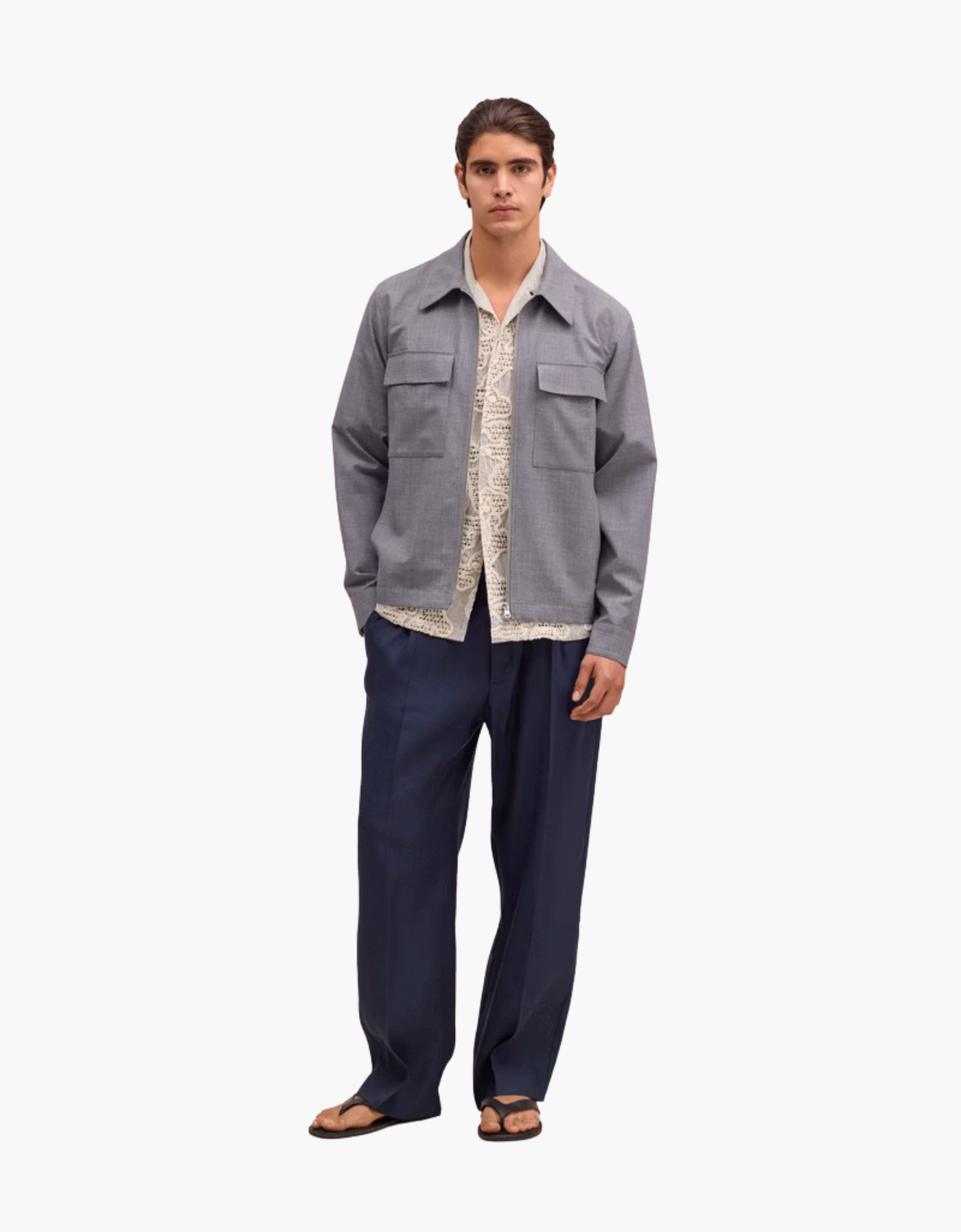 Pantalon relaxed fit lino "Kay 1808"
