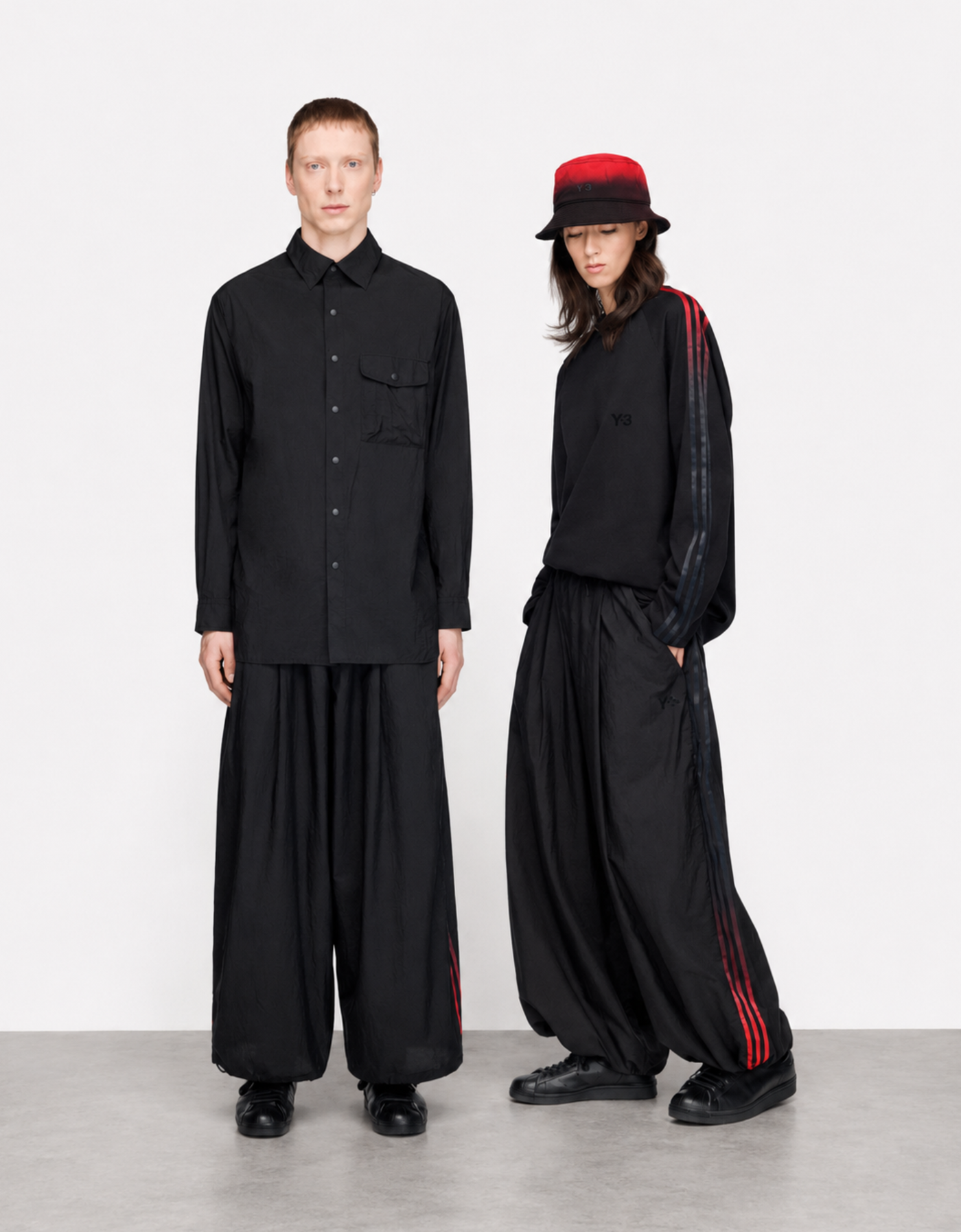 Pantalón ancho nylon "Pantalón 3 stripes" - Y-3