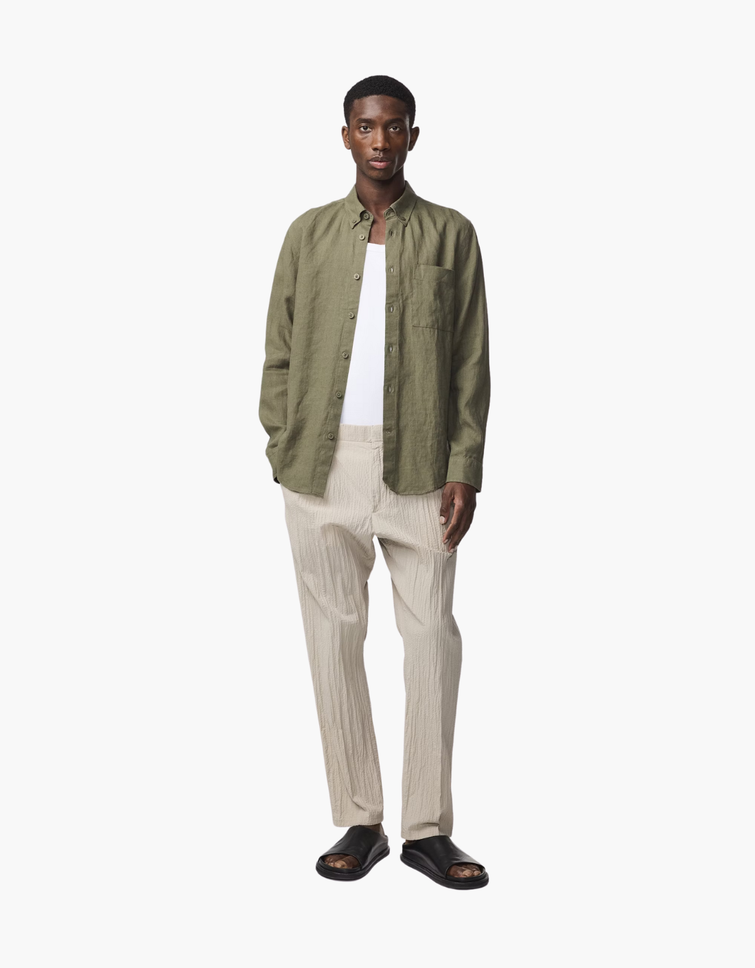 Pantalon en seersucker « Bill »