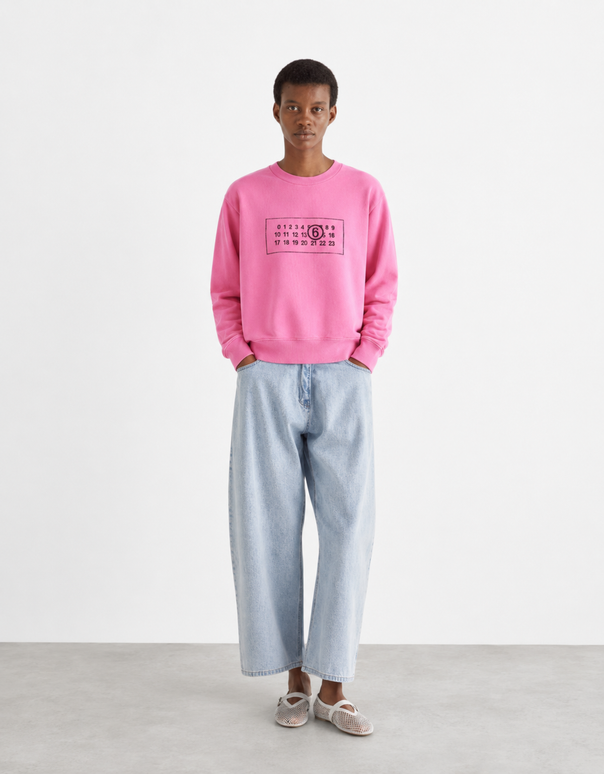 Sudadera Rosa MM6 – vista 2