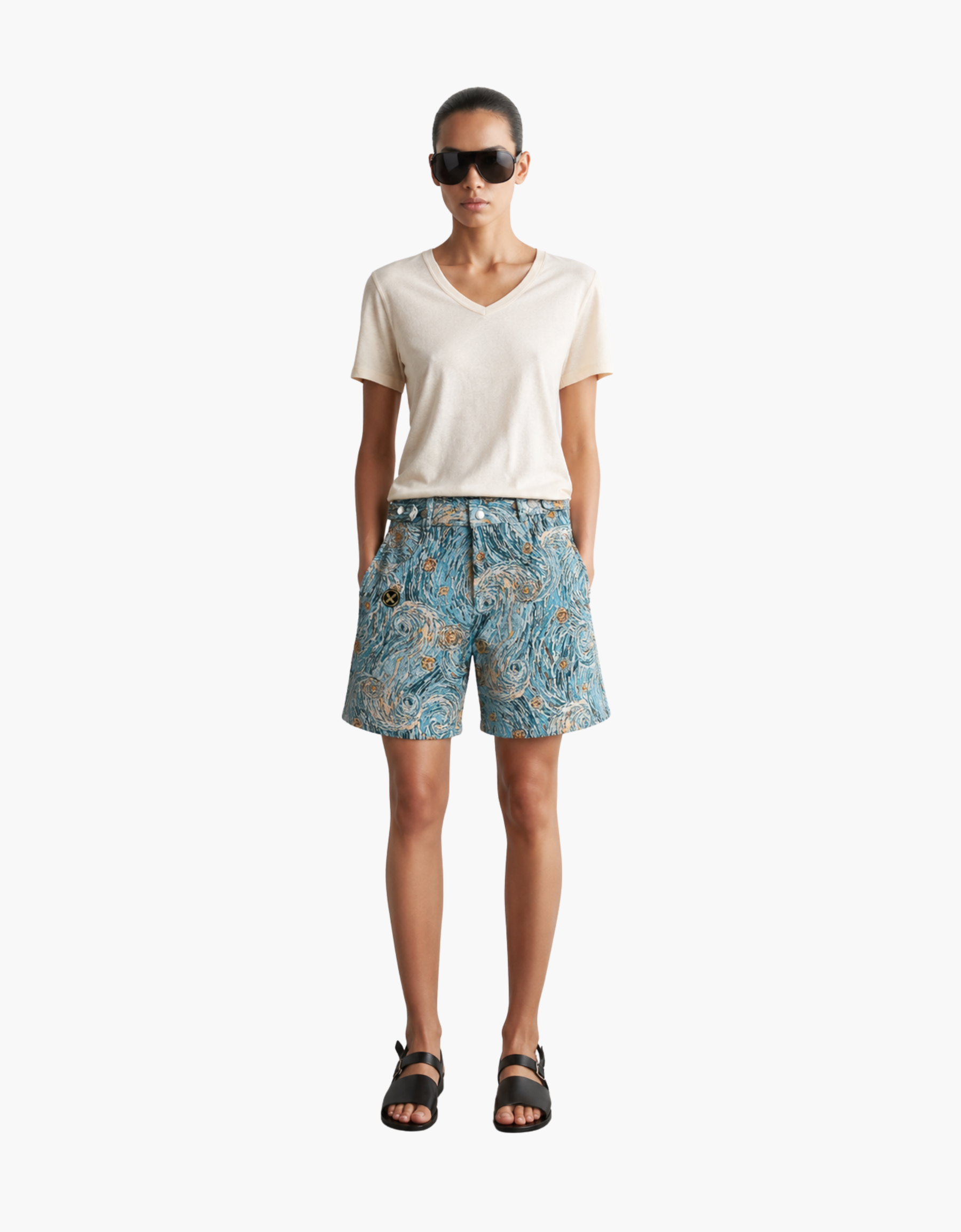 Pantalon corto "Starry Night"