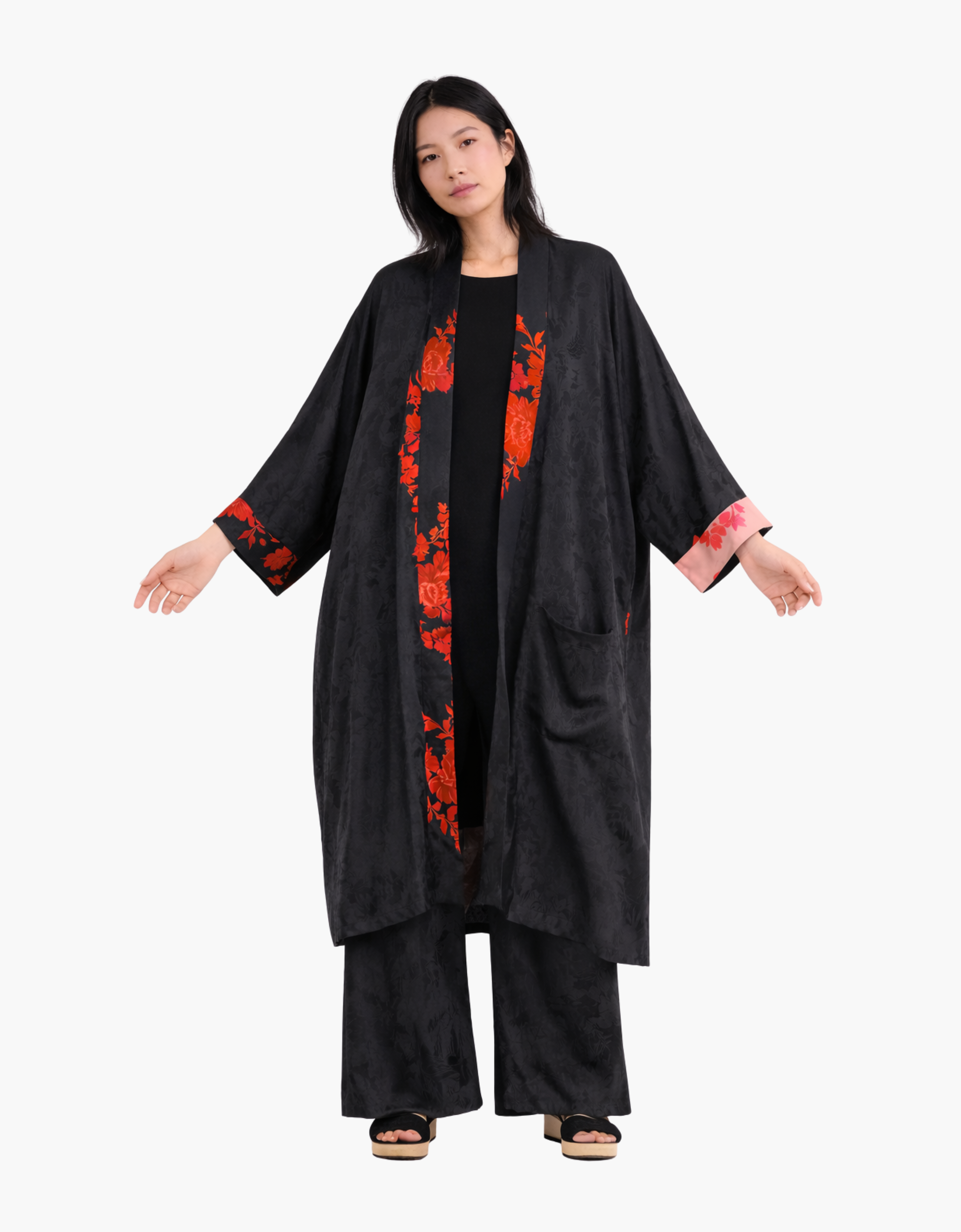 Kimono "jaquard mix"