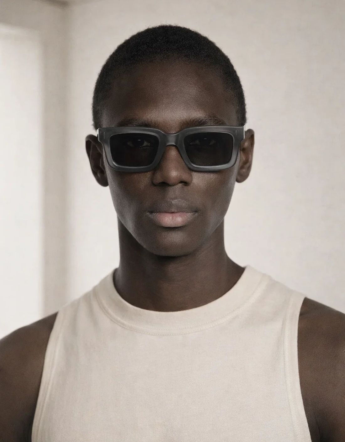 Lunettes de soleil de plage gris foncé 05