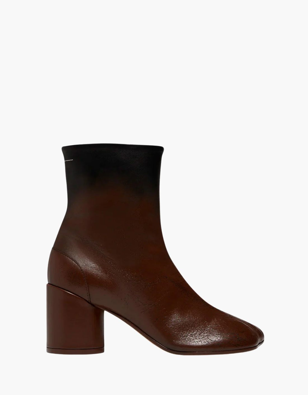 Botin marron craquelado "Anatomic" - MM6