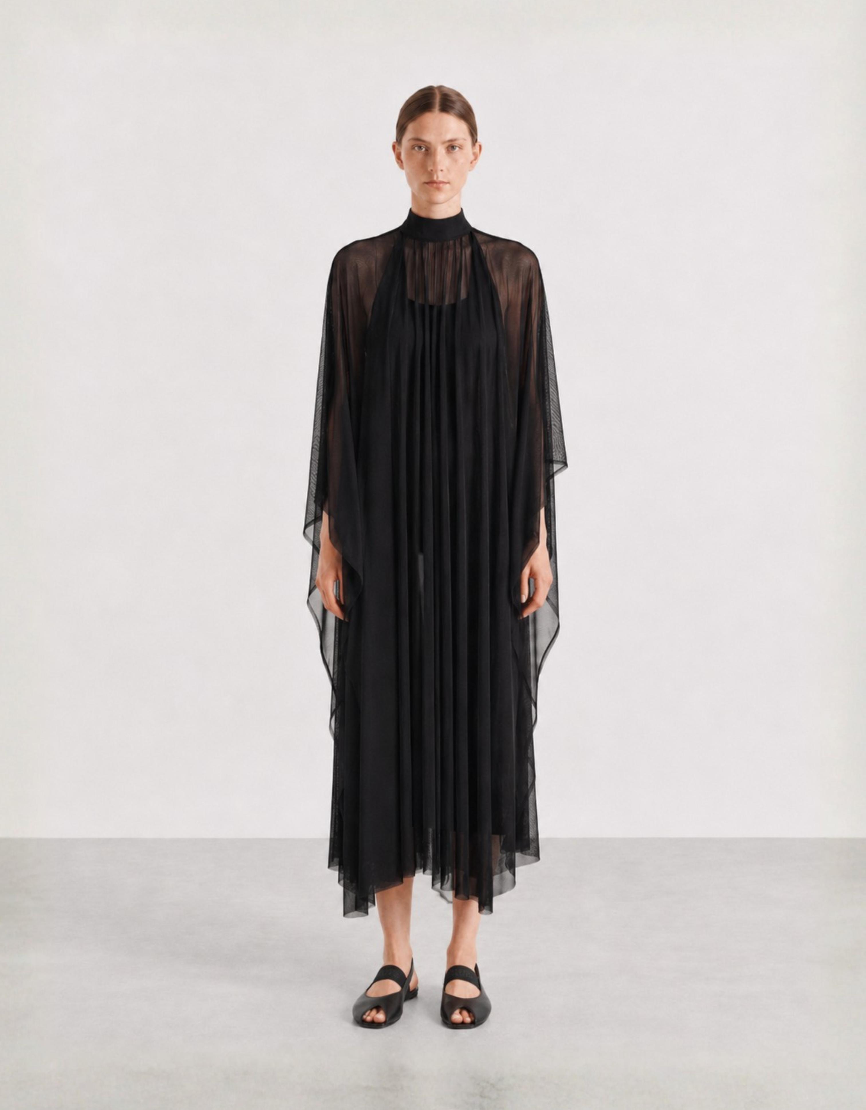 Vestido largo de tull - MM6
