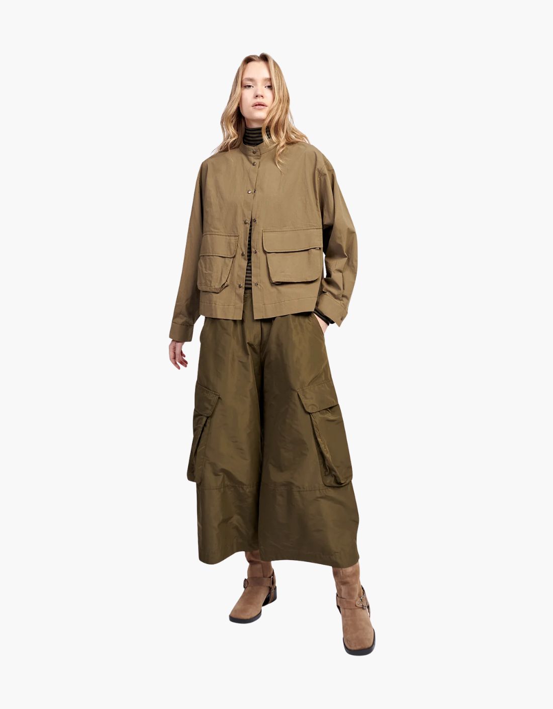 Pantalón cargo cropped "Urban Wide"