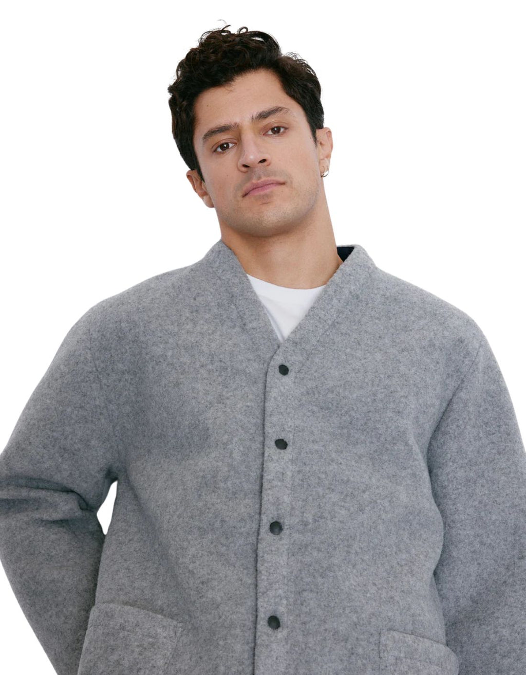Virgin wool jacket "Winter Cardigan"