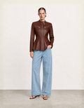 Chaqueta de piel "Structured"