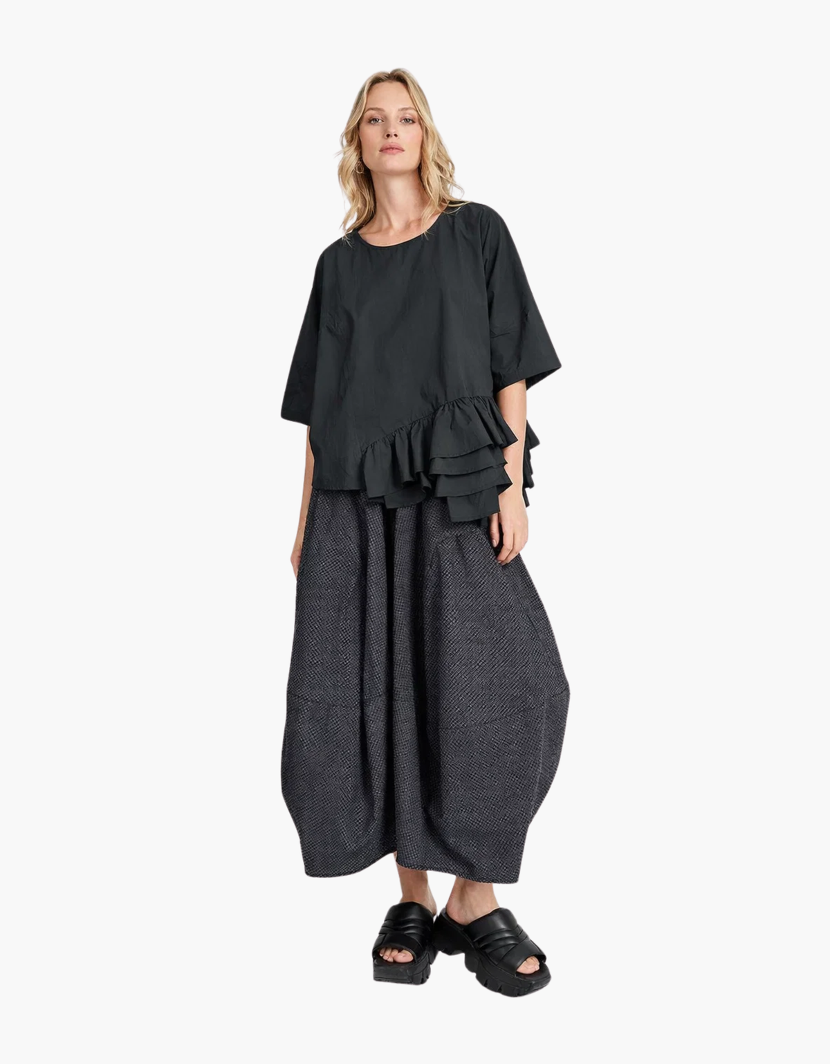 Blusa urban "Frill Top" – vista principal