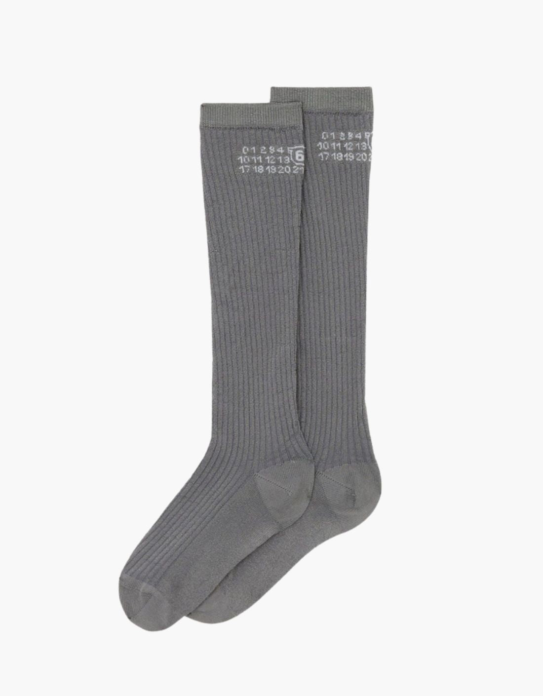 Calcetines canalé "Numeric" - MM6