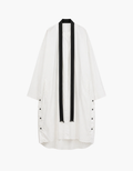Vestido oversize botones en laterales