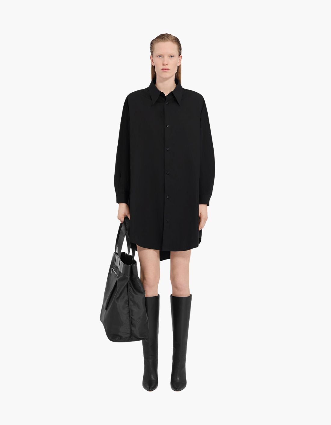 Vestido camisero "Yellow Square" - MM6