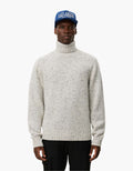 Pull à col roulé « Gary » - Gris chiné