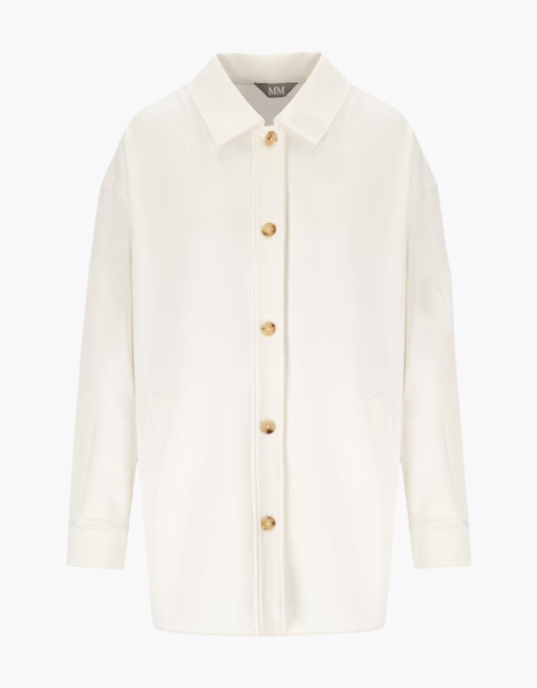 Surchemise boutonnée à motif écaille de tortue « Comma »