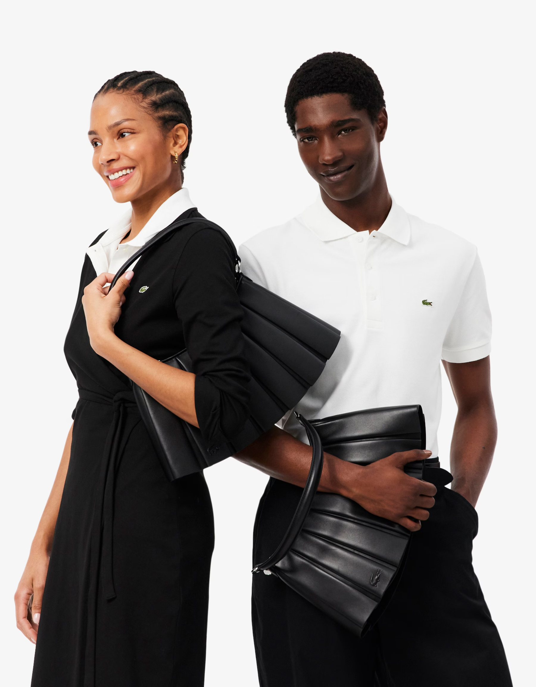 Bolso de piel mediano "Lenglen Runway"