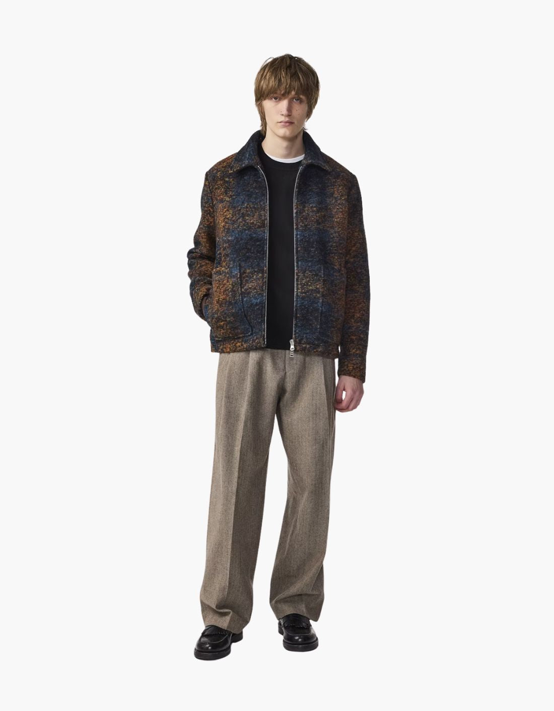 Chaqueta jacquard lana "Gael"