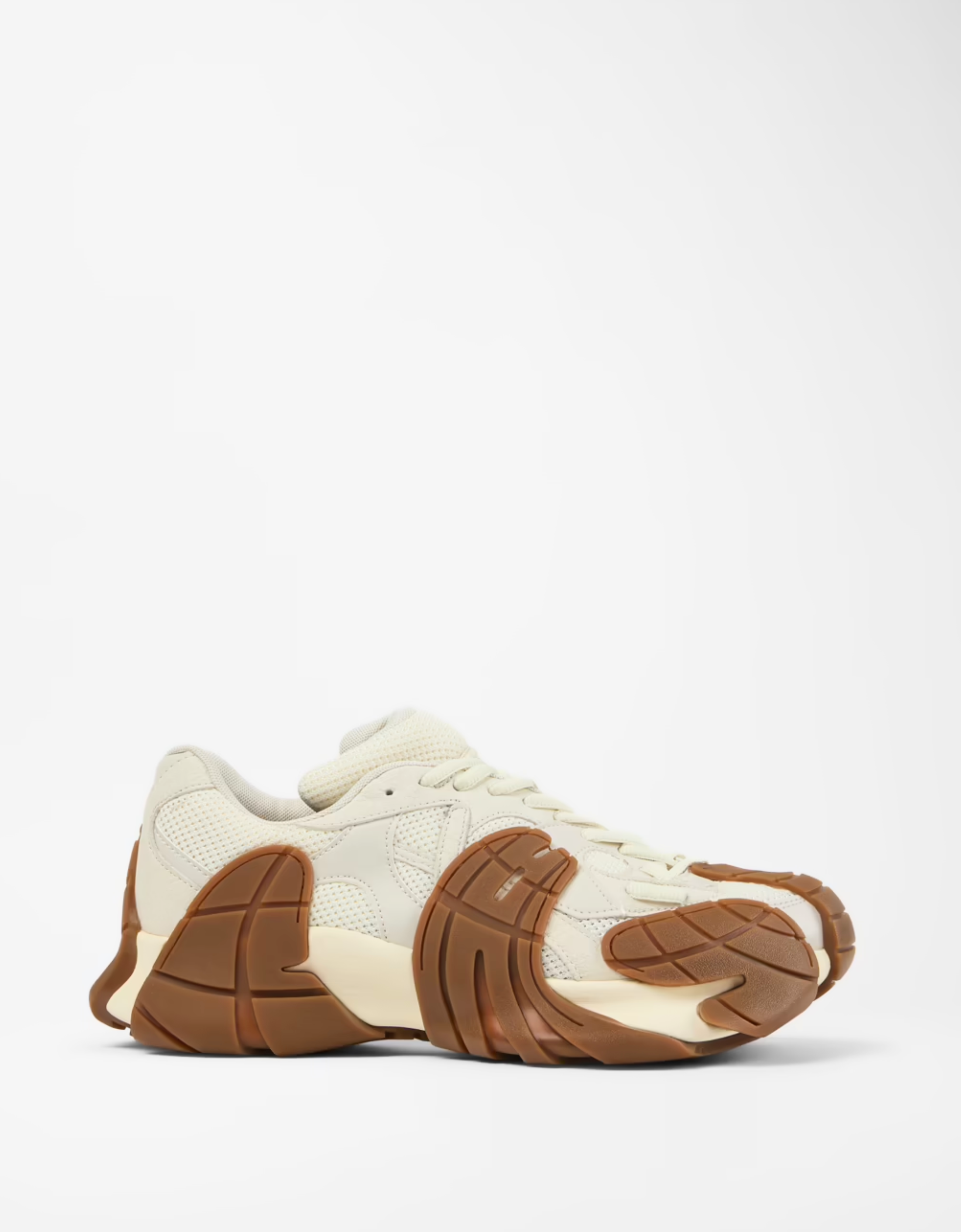 Zapatillas blancas y marrón "Tormenta" - Camper LAB