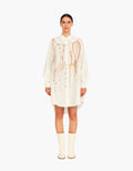 Vestido camisero print "Jewelry" - MM6