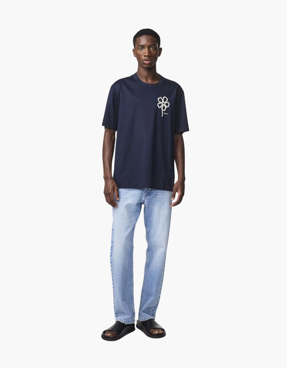 Camiseta con flor "Pedro"